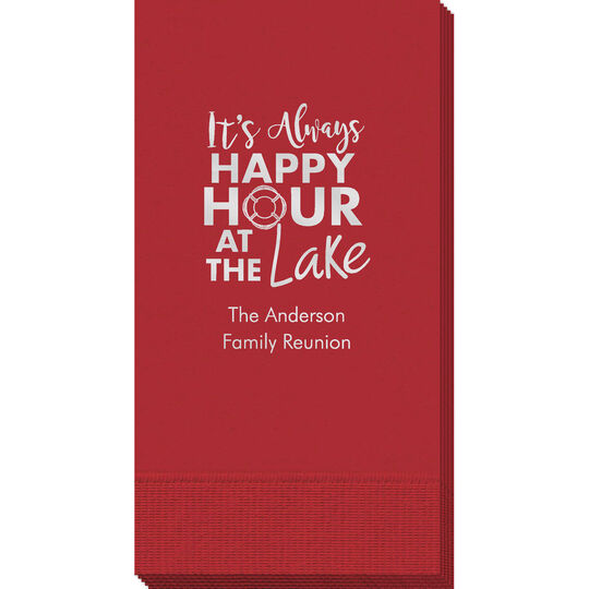 Happy Hour at the Lake Guest Towels